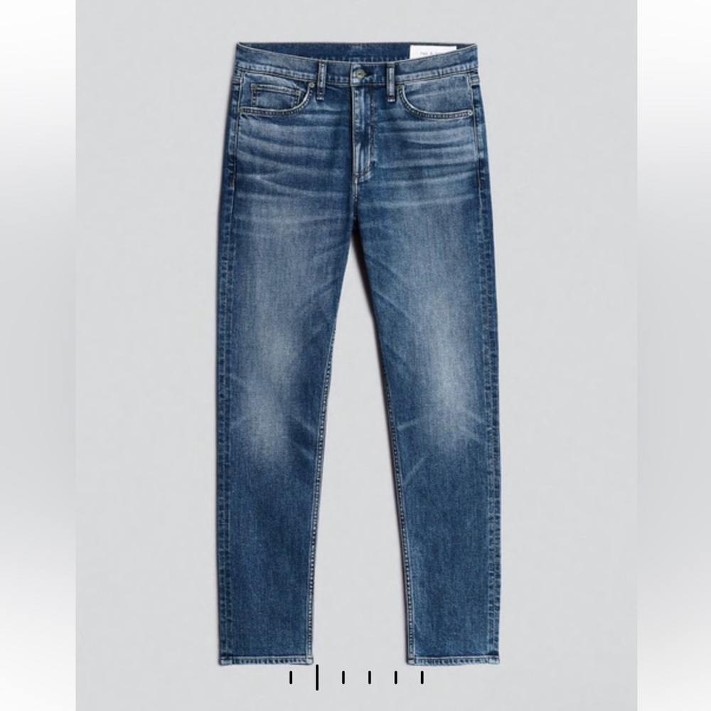 Rag & Bone | Men’s Size 34 | Medium Indigo Authentic Stretch Jean | Slim Fit 2